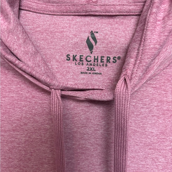 Skechers To Go Walk Women’s Magenta Cropped Hooded Sweatshirt, Size: 2X, NWT - Picture 3 of 4